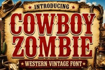 Fonts for Western Horror & Zombie Projects