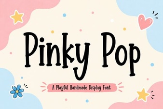 Pinky Pop Font for Creative Design Projects