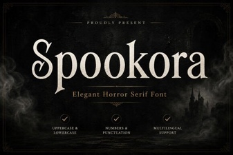 Spookora Font: Creepy Creativity for Design Projects