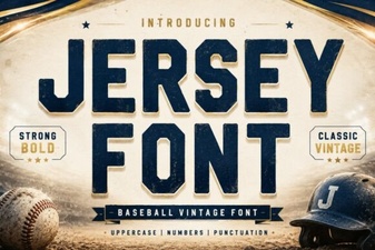 Discover Sports Jersey Font Design Styles